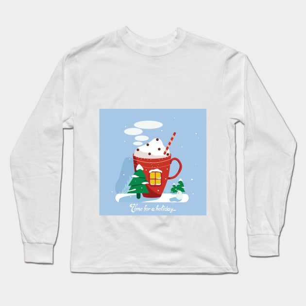 New Year card Long Sleeve T-Shirt by Juls